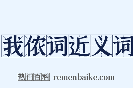 我侬词近义词是什么意思的图片